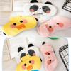 1Pcs Sleep Eye Mask Ice Hot Compress to Relieve Fatigue Summer Light Color Breathable Summer Breathable Blackout Sleep Eye Mask, Send Ice Bag (Black and White) view 4