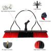 CNHOPOLE Water Fed Brush Head for High Window/Solar Panel Cleaning,Water Flow Through Brush Accessory with Angle Adapter Compatible with Acme/Euro Thread(Without Pole) (Brush-550) view 3