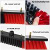 CNHOPOLE Water Fed Brush Head for High Window/Solar Panel Cleaning,Water Flow Through Brush Accessory with Angle Adapter Compatible with Acme/Euro Thread(Without Pole) (Brush-550) view 4