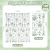 100 Floral Guest Napkins Sage Green White Toile Disposable Paper Napkins Flower Bathroom Hand Towels for Tea Party Christmas Bridal Baby Shower Party Supplies view 2