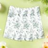 100 Floral Guest Napkins Sage Green White Toile Disposable Paper Napkins Flower Bathroom Hand Towels for Tea Party Christmas Bridal Baby Shower Party Supplies view 3