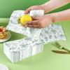 100 Floral Guest Napkins Sage Green White Toile Disposable Paper Napkins Flower Bathroom Hand Towels for Tea Party Christmas Bridal Baby Shower Party Supplies view 4