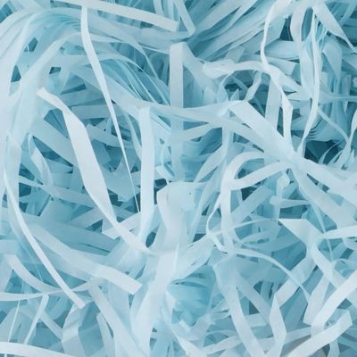 BoxSkivra 4 OZ Blue Crinkle Paper Shredded Paper for Gift baskets Filler Paper Shred for Gift Wrapping Crinkle Cut Paper Shred Filler for Easter Basket Grass, Christmas, Birthday, Mother's Day