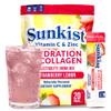 The Frozen Bean Sunkist Hydration & Collagen Strawberry Lemon Electrolyte Powder Drink Mix (20 Sticks), with Collagen Peptides, Vitamin C & Zinc, Just Add Water view 1
