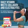 The Frozen Bean Sunkist Hydration & Collagen Strawberry Lemon Electrolyte Powder Drink Mix (20 Sticks), with Collagen Peptides, Vitamin C & Zinc, Just Add Water view 2