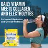 The Frozen Bean Sunkist Hydration & Collagen Yuzu Lemon Electrolyte Powder Drink Mix (20 Sticks), with Collagen Peptides, Vitamin C & Zinc, Just Add Water view 2
