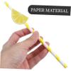 20pcs Lemon Paper Straws for Cocktail Party Decorations Paper Drinking Straws view 3
