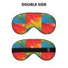 Fantastic Parrot Feather Eye Mask, Blackout Eye Mask unisex,Sleep Eye Covers with Adjustable Straps, Travel Eye Mask view 2