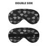 American Bulldog Head Eye Mask, Blackout Eye Mask unisex,Sleep Eye Covers with Adjustable Straps, Travel Eye Mask view 2