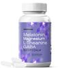 MuseBeam Magnesium Glycinate 275mg Melatonin 5mg L-Theanine 200mg GABA 100mg Capsules - Full Rest Nighttime Bedtime Support Supplement for Men Women - Vegan Sugar-Free Gluten-Free view 1