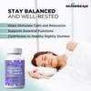 MuseBeam Magnesium Glycinate 275mg Melatonin 5mg L-Theanine 200mg GABA 100mg Capsules - Full Rest Nighttime Bedtime Support Supplement for Men Women - Vegan Sugar-Free Gluten-Free view 2