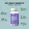 MuseBeam Magnesium Glycinate 275mg Melatonin 5mg L-Theanine 200mg GABA 100mg Capsules - Full Rest Nighttime Bedtime Support Supplement for Men Women - Vegan Sugar-Free Gluten-Free view 3