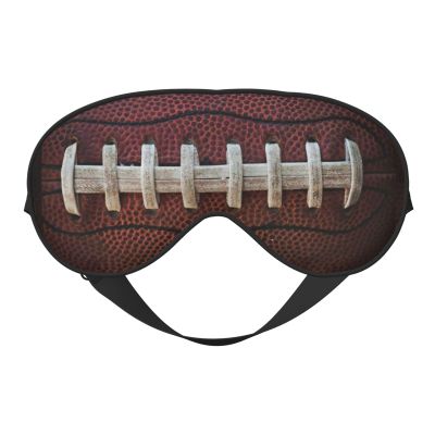 American Football Laces Eye Mask, Blackout Eye Mask unisex,Sleep Eye Covers with Adjustable Straps, Travel Eye Mask