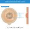 10 PCS Colostomy Bags, Convex One-Piece Ostomy Bags Drainable Pouches with Belt Buckle, Cut-to-Fit, Max 45mm view 3