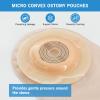 10 PCS Colostomy Bags, Convex One-Piece Ostomy Bags Drainable Pouches with Belt Buckle, Cut-to-Fit, Max 45mm view 4