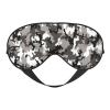 ack Grey White Camo Eye Mask, Blackout Eye Mask unisex,Sleep Eye Covers with Adjustable Straps, Travel Eye Mask view 1