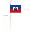 JAVD Haiti Flag Haitian Toothpick Flags view 2