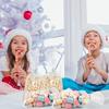 Labeol 200pcs Cellophane Bags 5X11 Christmas Treat Bags with Ties Goodie Bag White Snowflake Clear Gift Bag for Candy Cookie Party Favor Goody Winter Wonderland Birthday view 3