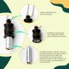 MIKUHOT 528Hz Breathing Meditation Necklace - Anxiety Relief Whistle, Stress Reduction & Mindfulness Tool for Focus, Calm Breathing - Bronze Bamboo Whistle view 2