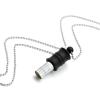 MIKUHOT Black Zen Bamboo Whistle 528 Hz Meditation Necklace Breathing Frequency Sound Healing Device by Adjusting The Breathing for Anxiety & Stress Relief Mindfulness view 1