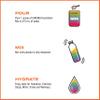 CWENCH HYDRATION Electrolyte Drink Mix Rainbow Swirl 11oz | Zero Sugar Hydration Powder with 7 Electrolytes, B Vitamins & Amino Acids, No Caffeine, Hydration Mix for Sports, Work, Travel & Wellness view 4