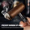 Tesonway Cigar Punch Cutter, 2-in-1 Cigar Needle, Cigar Draw Enhancer Tool Triple Nubber, Cigar Accessories for Men view 3