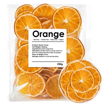 Dehydrated Dried Oranges For Cocktails, Dried Orange Slices 8.8oz/250g, No Sugar Added Fruit Tea