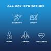 CWENCH HYDRATION Ready to Drink Electrolyte Sports Drink, Blue Raspberry Flavor, Zero Sugar Hydration Beverage with B Vitamins, 6 Electrolytes, 16.9 fl oz (Pack of 12) view 4