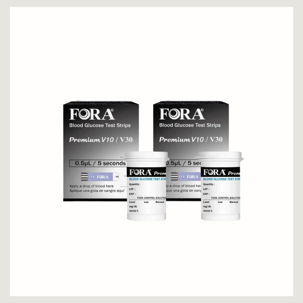 FORA Premium V10/V30/G30 Blood Glucose Test Strips (50count/Vial) (2)
