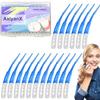 AxiyanX 84PCS Portable Dental Floss Picks,Soft Silica toothpicks,flossers for Adults Teeth Cleaning Tools,interdental Brushes Between Teeth,Disposable Dental Picks view 1