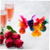 OHPHCALL 21sheets Cellophane Paper for Crafts Candy Wrapping and Kindergarten Activities Colors Multi-use Glassine view 2