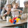 OHPHCALL 21sheets Cellophane Paper for Crafts Candy Wrapping and Kindergarten Activities Colors Multi-use Glassine view 4