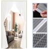 Magnetic Mosquito Net Door Window, Mosquito Curtain, Self Closing Magnetic Adsorption Net, Corridors Patio Doors 140x260cm (55x102inch) Beige A view 2