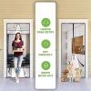 Magnetic Mosquito Net Door Window, Mosquito Curtain, Self Closing Magnetic Adsorption Net, Corridors Patio Doors 140x260cm (55x102inch) Beige A view 4