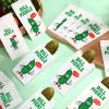 100 Pcs 6.5 x 3'' Dill Pickle Bags Pouches Paper for Selling, Paper Pickle Wrapping Sleeve Disposable Retro Oilproof Waterproof Snack Sacks for Carnival Christmas Party Fundraiser or Concession Stand view 4
