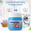 2PCS Versatile Natural Home Cleaner Powder Laundry Additive and Cleaner,Laundry Strong Stain Yellow Removal Whitening Bleaching Agent Super Washing Soda Household Cleaner Laundry Booster view 4