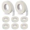 AHHALFFY 0.5 inch x 10 Yd Hypoallergenic Medical Paper Tape Sensitive Skin Nose Tape for Rhinoplasty Shaping Breathable Micropore Tape First Aid Tape for Wound Dressing Eyelash Extension 8 Rolls view 1
