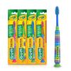 GUM Crayola Deep Clean Childrens Toothbrush, Extra Soft Toothbrush for Kids, Suction Cup Base, Ages 4+, 1 Count(Pack of 4) view 1