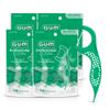 GUM Professional Clean Floss Picks - Extra Strong Shred-Resistant Floss, Easy Grip Handle - Dental Flossers for Adults - Fresh Mint Flavor, 150 Count (Pack of 4) view 1