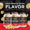 Shaw Strength Protein Pork Rinds (Sour Cream, 8oz); Developed for Worlds Strongest Man Brian Shaw, Keto-Friendly, High Protein, No Carb, All-Natural Crisps Fried in Coconut Oil view 4