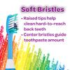 GUM Crayola Marker Childrens Toothbrush, Soft Bristled Kids Toothbrush Set Age 3+, Suction Cup Base, 3 Count (Pack of 2) view 3