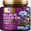 Black Seed Oil 1000mg - Premium Extra Strength Nigella Sativa Blackseed Oil - Black Seed Oil Skin, Digestive Health & Immune Support - Non-GMO Antioxidant, Gluten Free Supplement - 120 Softgels view 1