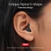 Alpine Silence Earplugs for Sleep, Focus & Travel - V-Shape Snug Fit & Soft Oval Tips  4 Sizes XS/S/M/L - Comfortable, Reusable Hearing Protection - up to 25dB  Black view 4