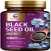 Black Seed Oil 1000mg - Premium Extra Strength Nigella Sativa Blackseed Oil - Black Seed Oil Skin, Digestive Health & Immune Support - Non-GMO Antioxidant, Gluten Free Supplement - 60 Softgels view 1