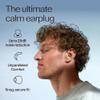 Alpine Silence Earplugs for Sleep, Focus & Travel - V-Shape Snug Fit & Soft Oval Tips  4 Sizes XS/S/M/L - Comfortable, Reusable Hearing Protection - SNR 22dB & NRR 16 Noise Reduction  Beige view 2