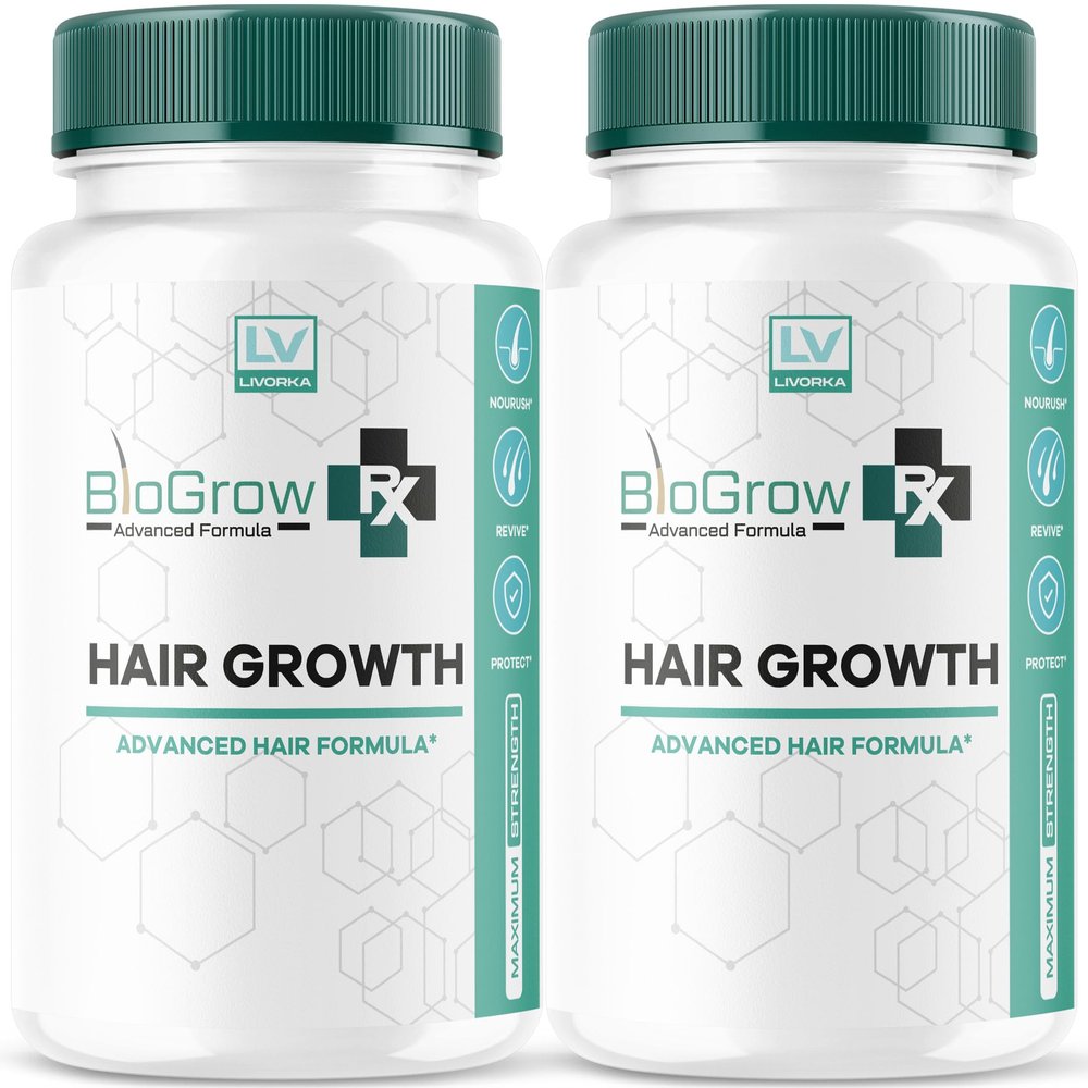 (2 Pack) Bio Grow Capsules, Bio Grow, Bio Grow Hair, Bio Grow Advanced Formula, Bio Grow Hair Growth, Bio Grow Hair Growth Gummies, Bio Grow RX 120 Capsules for 2 Months