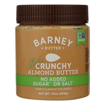 B.arney Bare Crunchy Almond Butter 10 oz (Pack of 6)