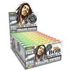 Bob Marley Rolling Paper - King Size (110mm) Ultra Thin Paper With Tips! - Box of 24 Booklets! (33 Leaves + Tips Per Booklet) view 1