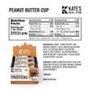 Kates Real Food Organic Protein Bars  (Peanut Butter Cup, 2.2 oz, Pack of 12)  Plant Based Protein Bars - Gluten Free, Soy Free, Non GMO, Whole Grains, and All Natural view 2