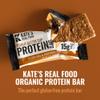 Kates Real Food Organic Protein Bars  (Peanut Butter Cup, 2.2 oz, Pack of 12)  Plant Based Protein Bars - Gluten Free, Soy Free, Non GMO, Whole Grains, and All Natural view 4